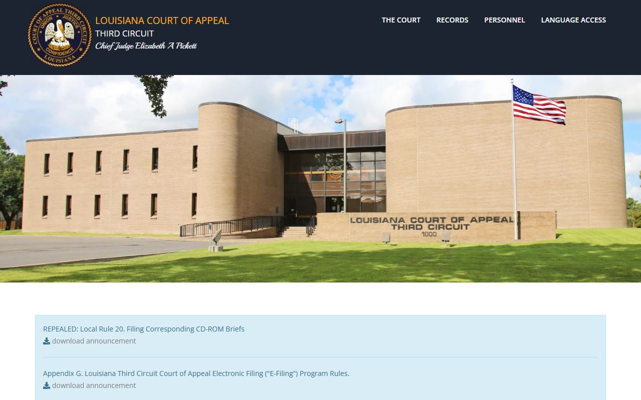Cameron Parish court records appellate path through the Louisiana Third Circuit